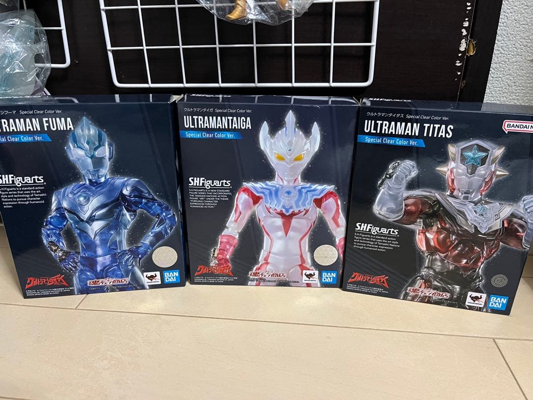 SHFiguarts ウルトラマンタイガ フーマ タイタス クリアカラーセット