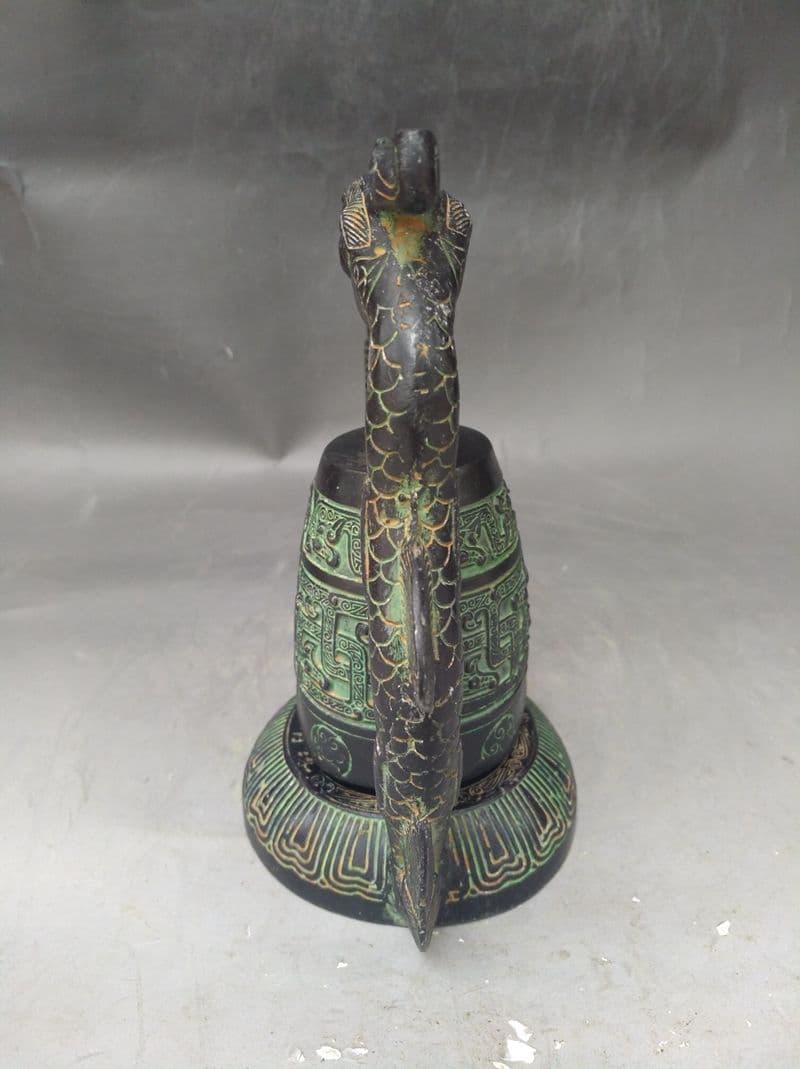 銅器 双龍編鐘 楽器 曽侯乙編鐘 装飾品 現代工芸品 美術品 置物