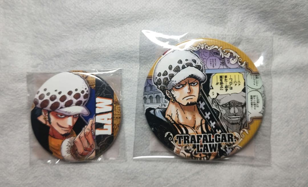 ワンピース　ONEPIECE　ロー　缶バッジ