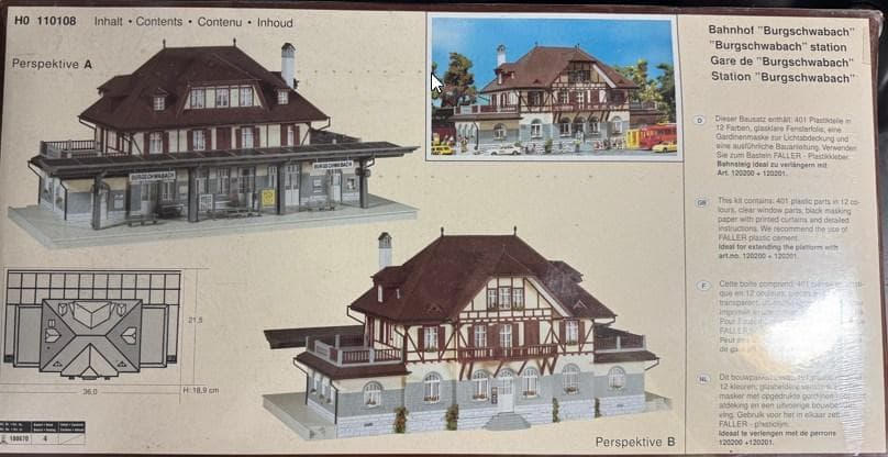 FALLER HO-110108 駅舎「ブルクシュバッハ」