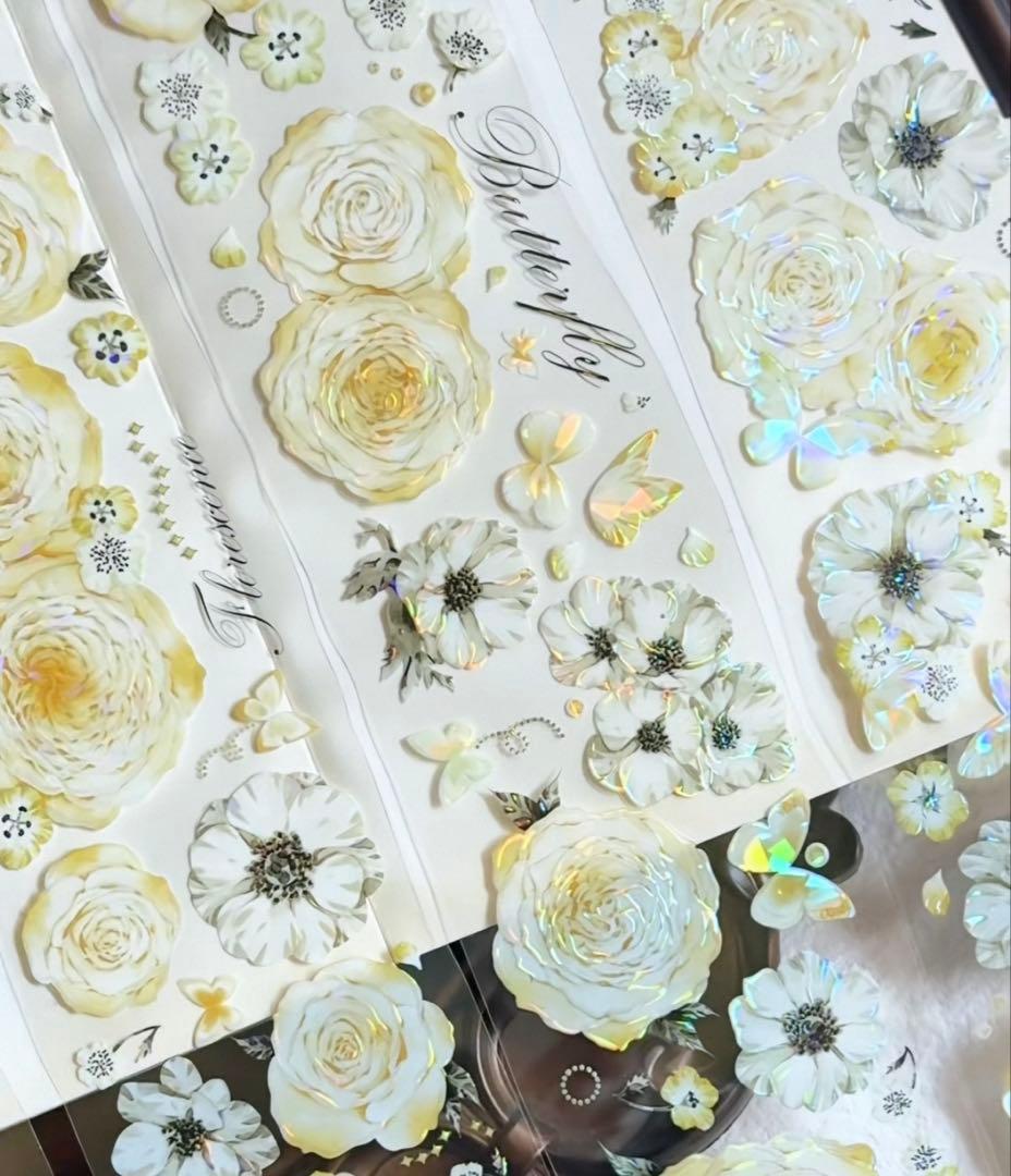 ⭐️SALE⭐️ 林野间《橙玫瑰》海外マスキングテープ　マステ 【2460】