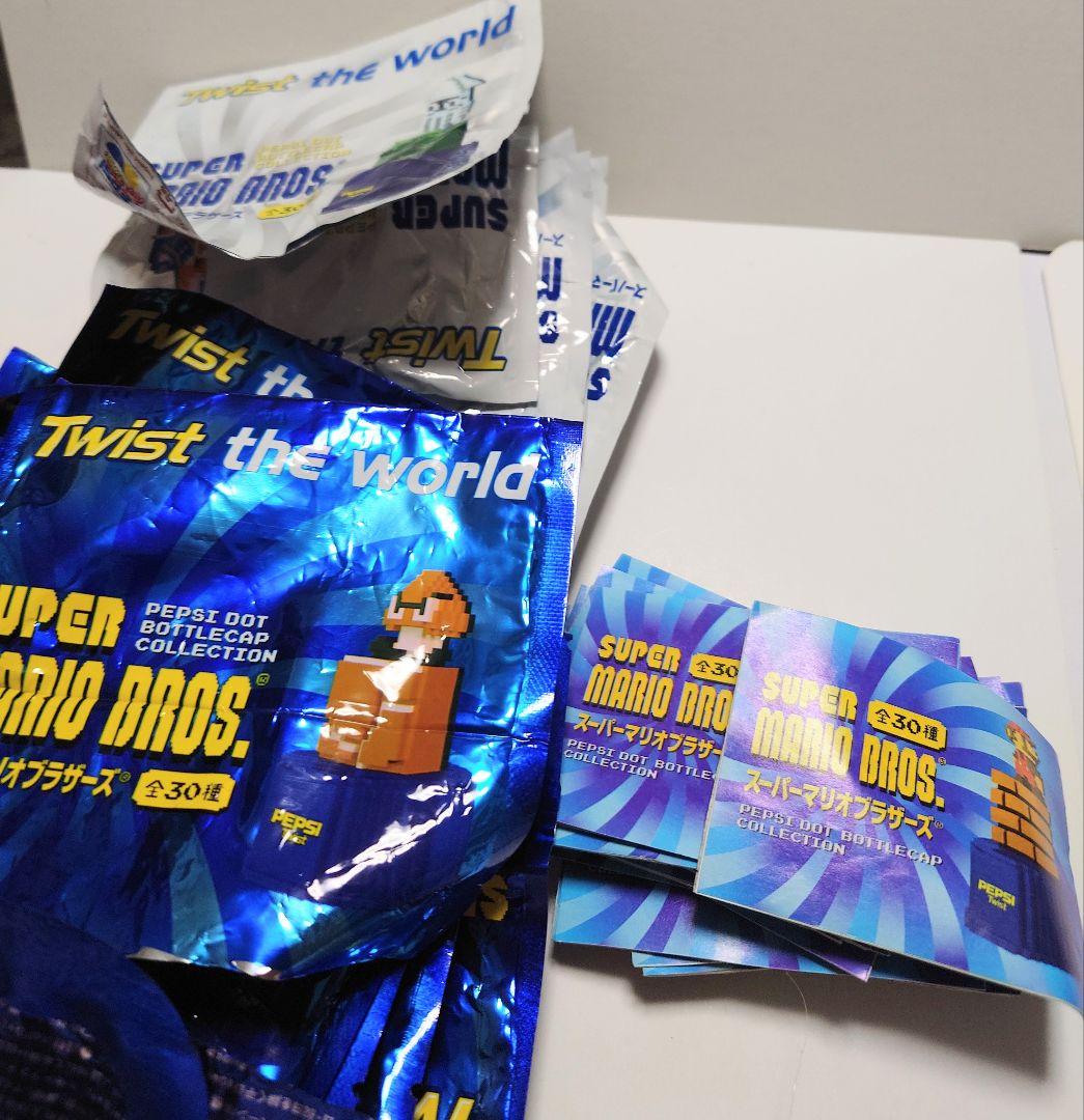ペプシ　スーパーマリオ　ボトルキャップ　28種