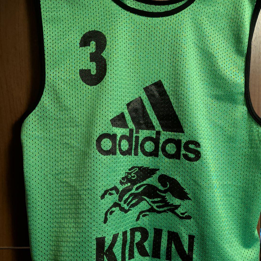 adidas ゲームビブス 緑色 KIRIN　非売品