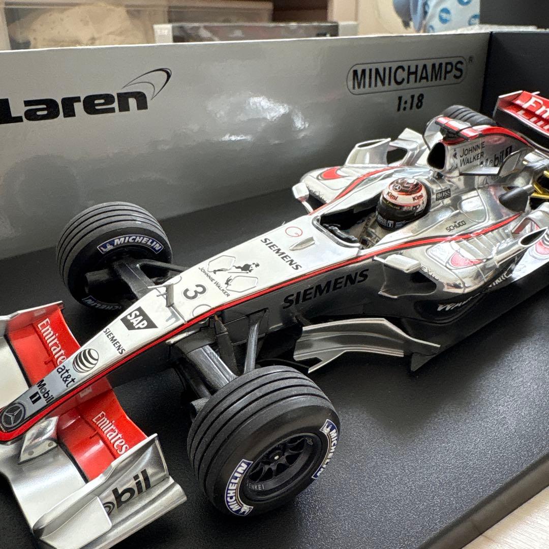 マクラーレンメルセデスMP4/21 キミライコネン ミニカー 1/18