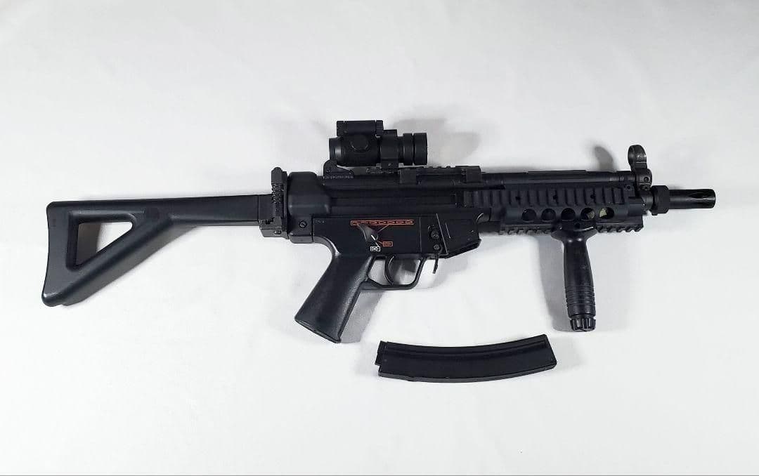 バッテリー&充電器+スリング+ドラム式マガジン付き H&K MP5 R.A.S
