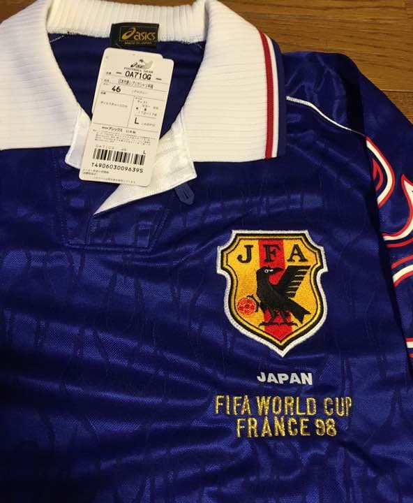 【日本代表】98年フランスワールドカップ出場モデル ホーム　当時物