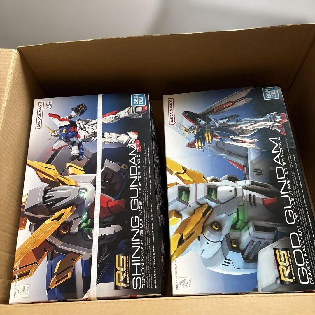 ⭐️RGゴッドガンダム RGシャイニングガンダム 2体セット新品未開封⭐️