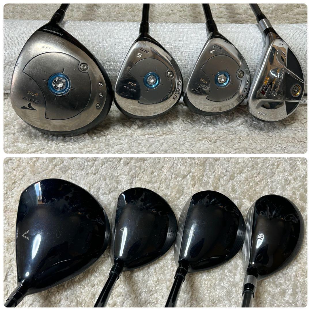 メンズ　ツアーステージ テーラーメイド 12本　ゴルフセット　キャディバッグ