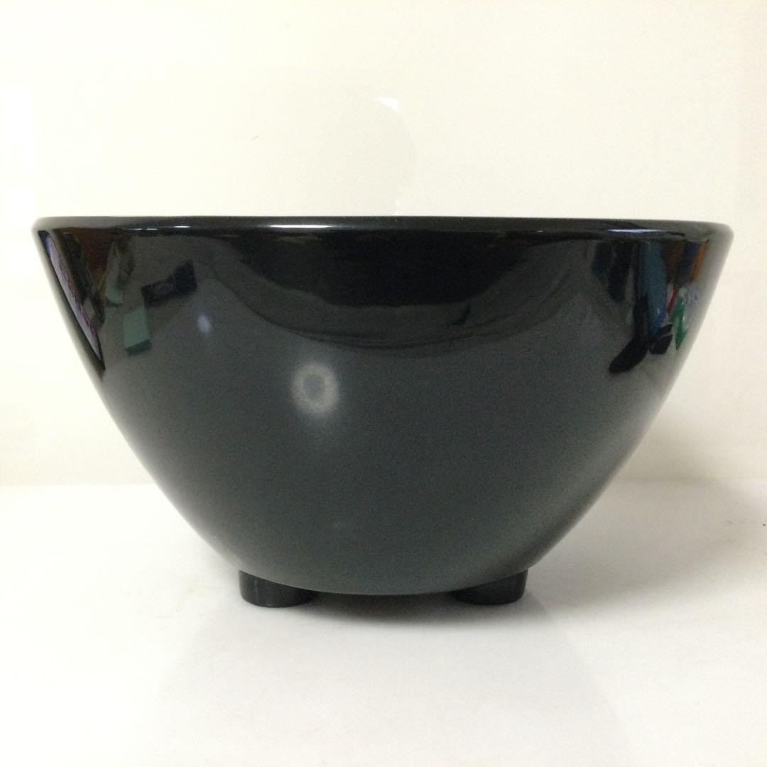 雲華焼 土風炉 紅鉢形 山本崇雲作 火鉢 茶道具 L313