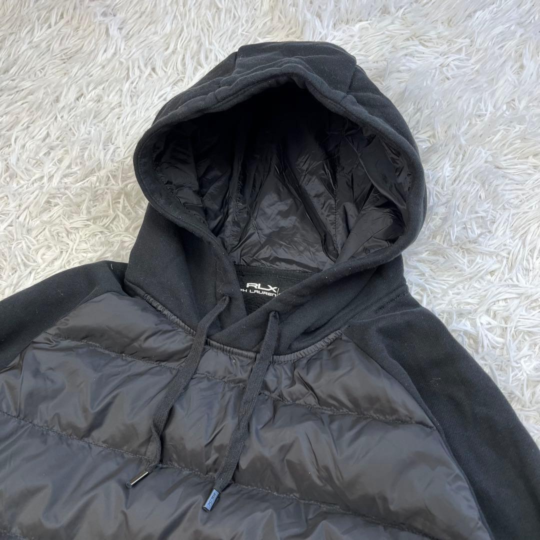 大きいサイズ✨RLX　ラルフローレン　ゴルフ　ハイブリッドダウン　パーカー　黒色