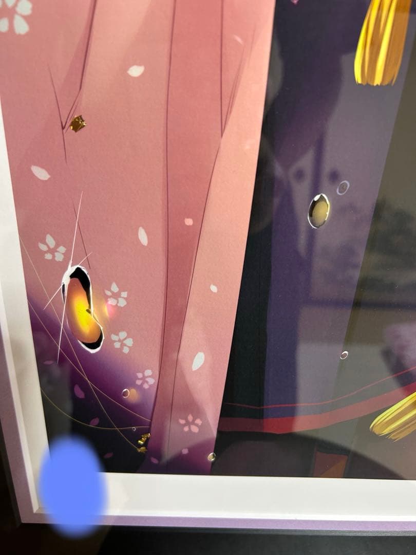 なつめえり　皐月の約束　版画　アールビバン　ミクスドメディア　25部限定