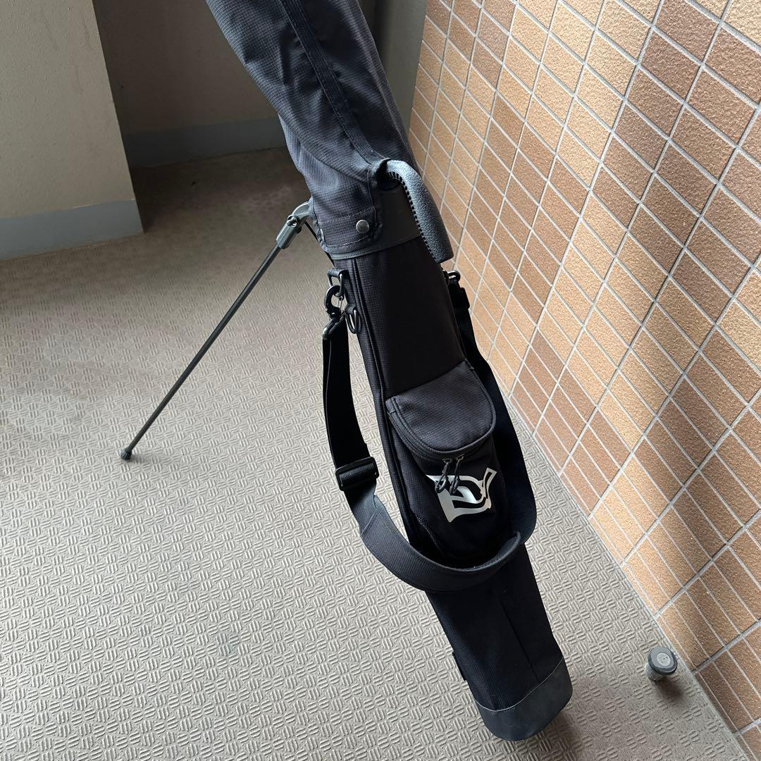ニューエラゴルフ NEWERAゴルフ セルフスタンドケース ブラック×ホワイト