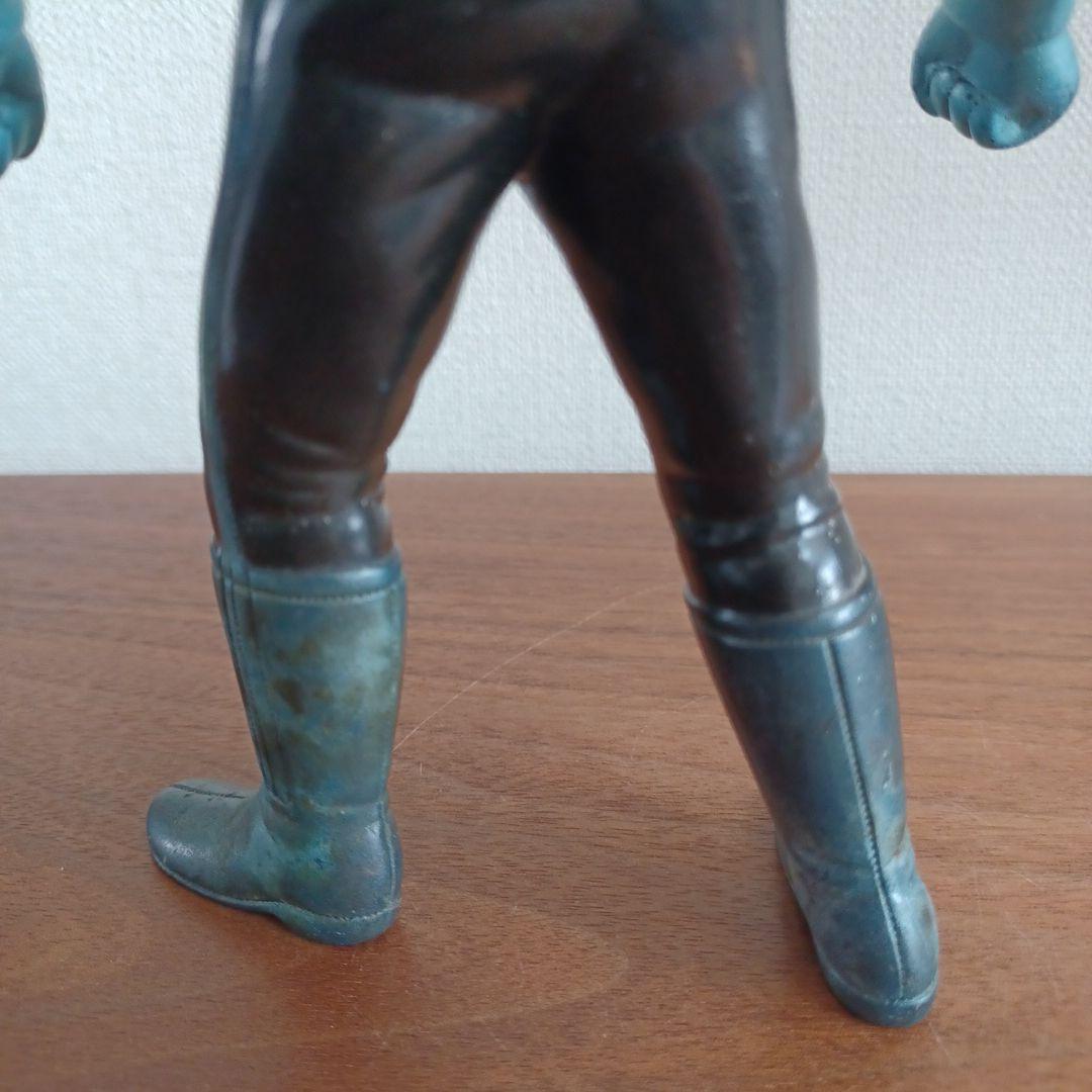 当時もの　旧バンダイ社製　仮面ライダー１号＆２号　希少ソフビフィギュア２体セット