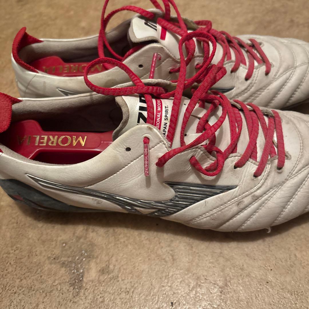 MORELIA NEO サッカーシューズ ホワイト/レッド