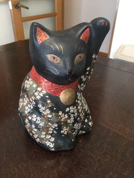 お値下げ依頼により　蝉丸 特大 招き猫