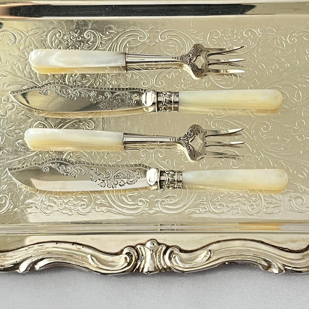 【Allen & Darwin】【白蝶貝】ミニサーバーセット 4本 ケース