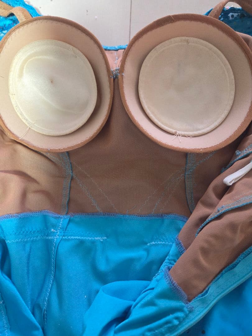 スタンダードドレス ブルー ボールルーム 社交ダンス