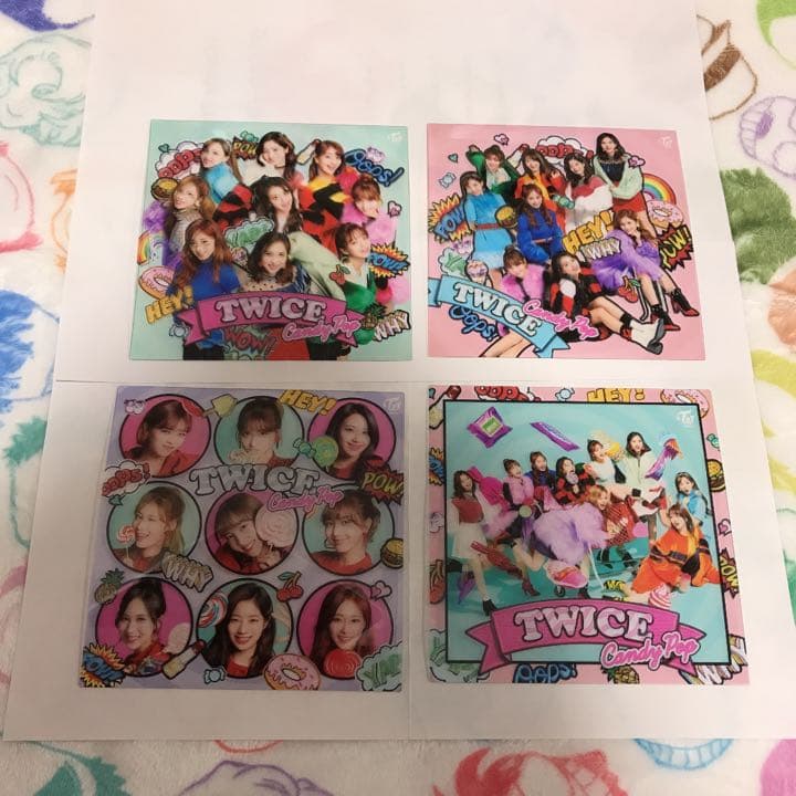 TWICE　Candy Pop クリアトレカ　クリアジャケット
