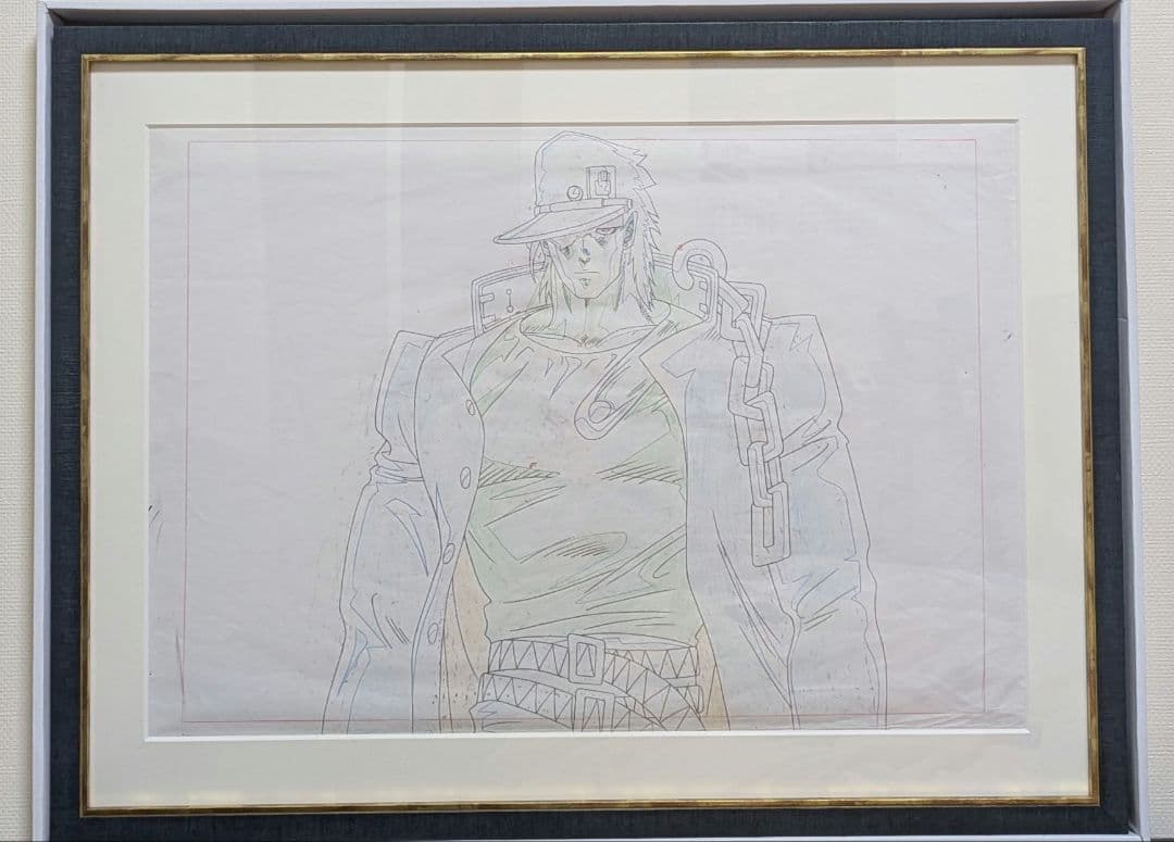 ジョジョの奇妙な冒険　セル画　空条承太郎動画付き