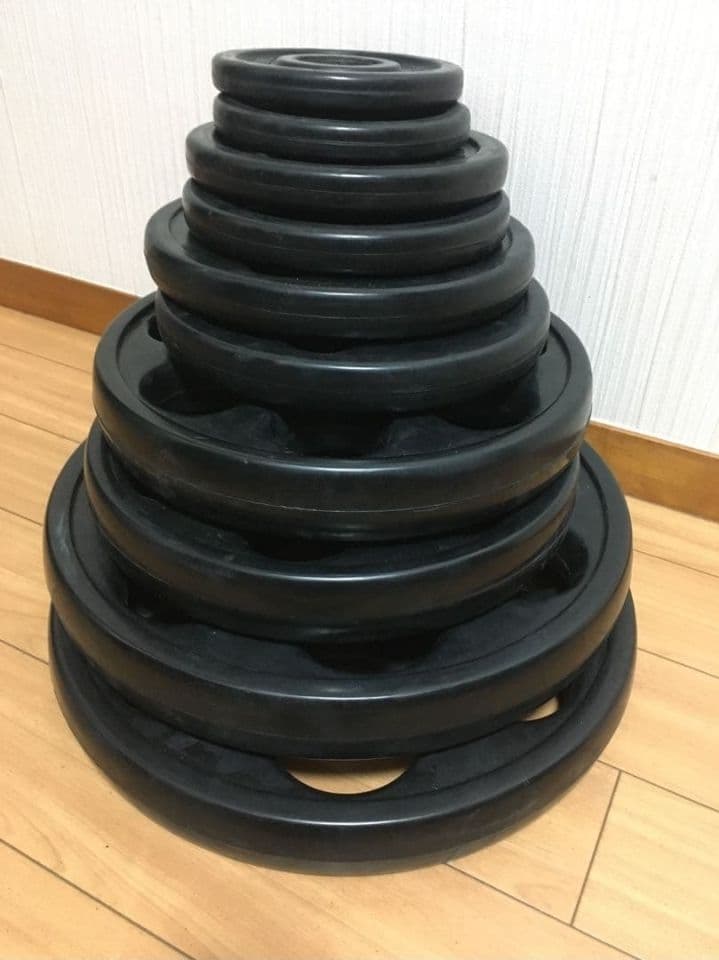 IVANKOイヴァンコ オリンピックプレートセット計67.5kg 穴径50mm