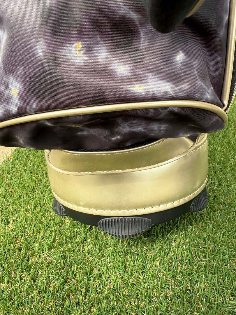 中古 2022 ＭＵスポーツ キャディバッグ 大理石柄 ミエコウエサコ