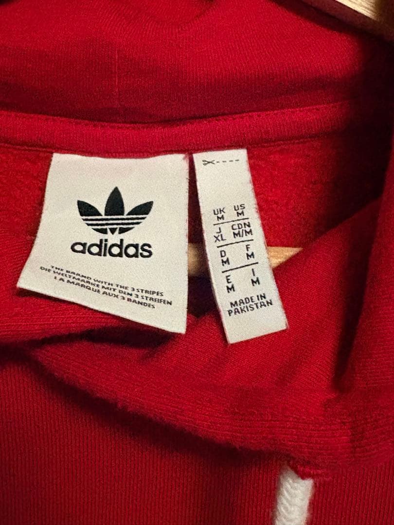 日本未発売/アヤックス アディダス パーカー XL 赤 AJAX adidas