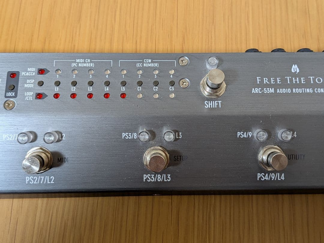 free the tone arc-53m スイッチャー