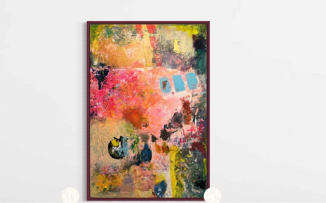 アクリル画　抽象画　abstract art 新品　大型　現代アート