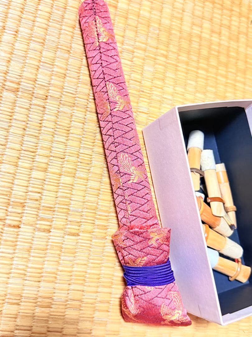 a*n様 篳篥 本管　煤竹　/盧舌12本付き