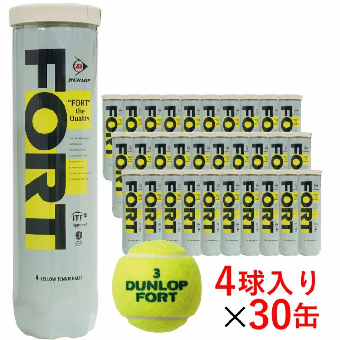 ダンロップ FORT フォート 4球×30缶(120球) DUNLOP