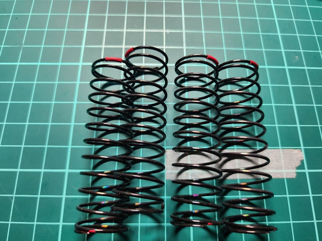 タミヤ バギー用ビッグボアARダンパー リア用 4本セット 美品 スプリング付き