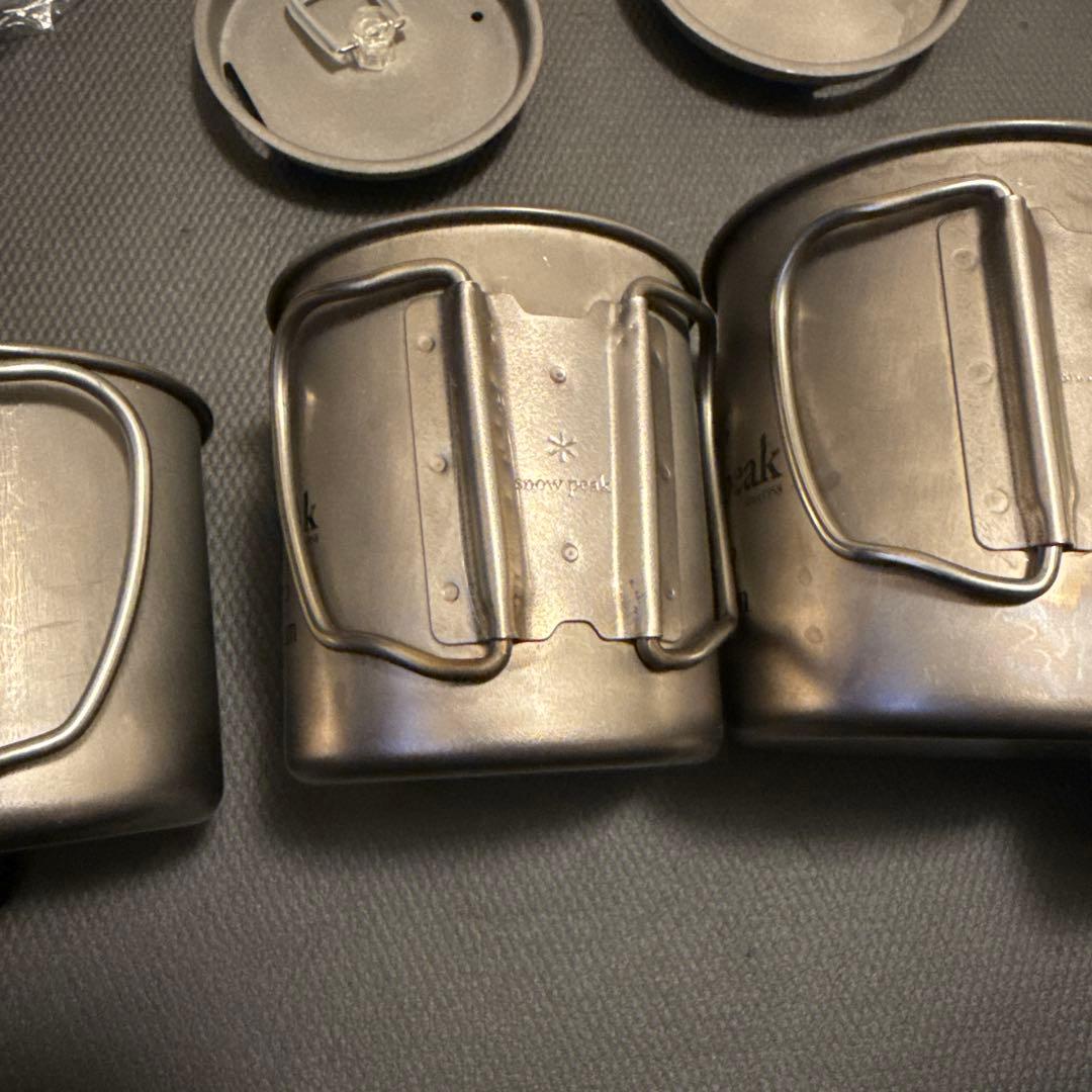 ハイカーズデポ　旧ロゴ　スノーピーク　300 450 600 蓋付　ＵＬ