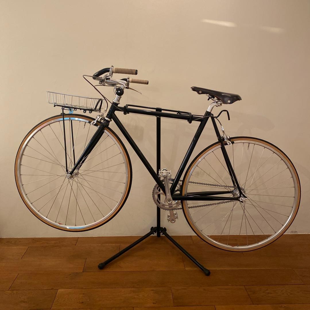 BLUE LUG ピストバイク クロモリ手組 ブラック