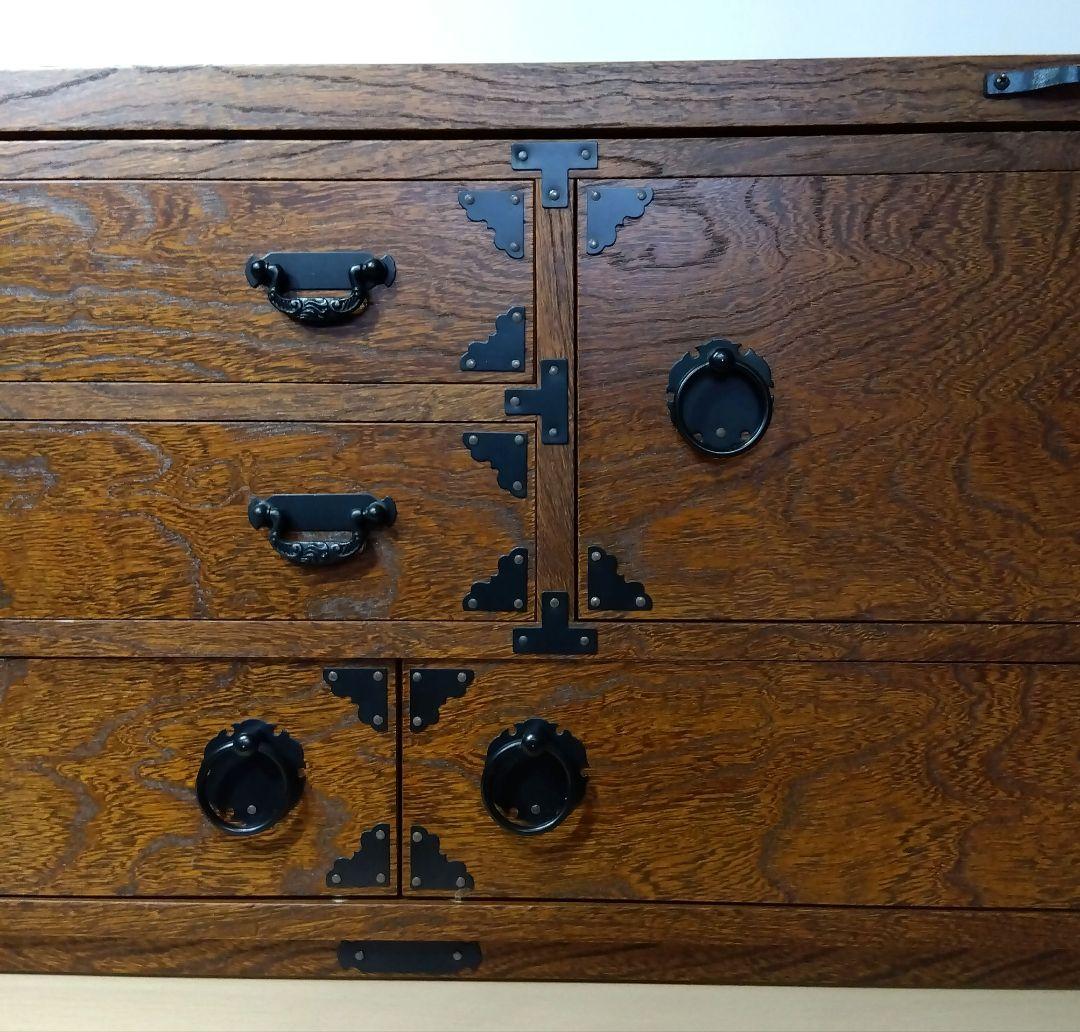 アンティーク からくり箪笥 レトロ和雑貨 囲碁