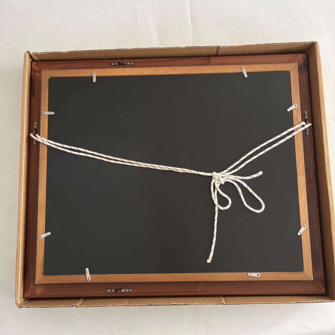 【新品】ジャン=フランソワ・ミレー 晩鐘 絵画 複製画 高級額装ブラックゴールド