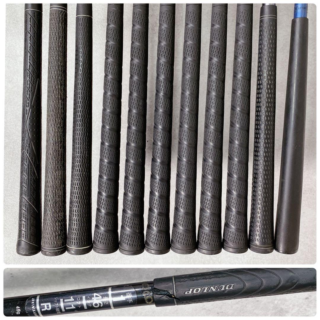 X899 ゼクシオ 他 ゴルフクラブ メンズ フルセット 黒 スタンド 初心者