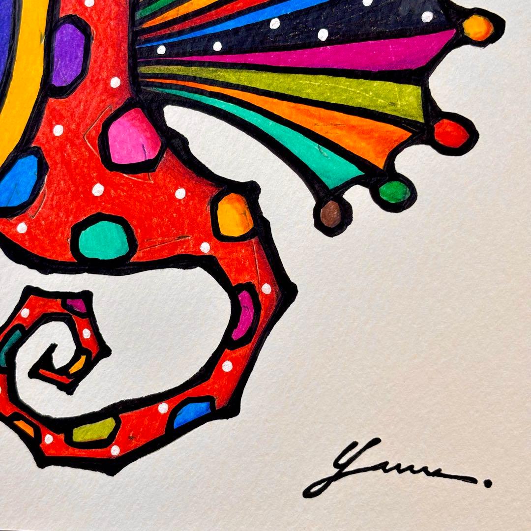 c*i様 「 語り継がれる優しさ 」｜絵画 原画 抽象画 絵 動物画 ドローイン