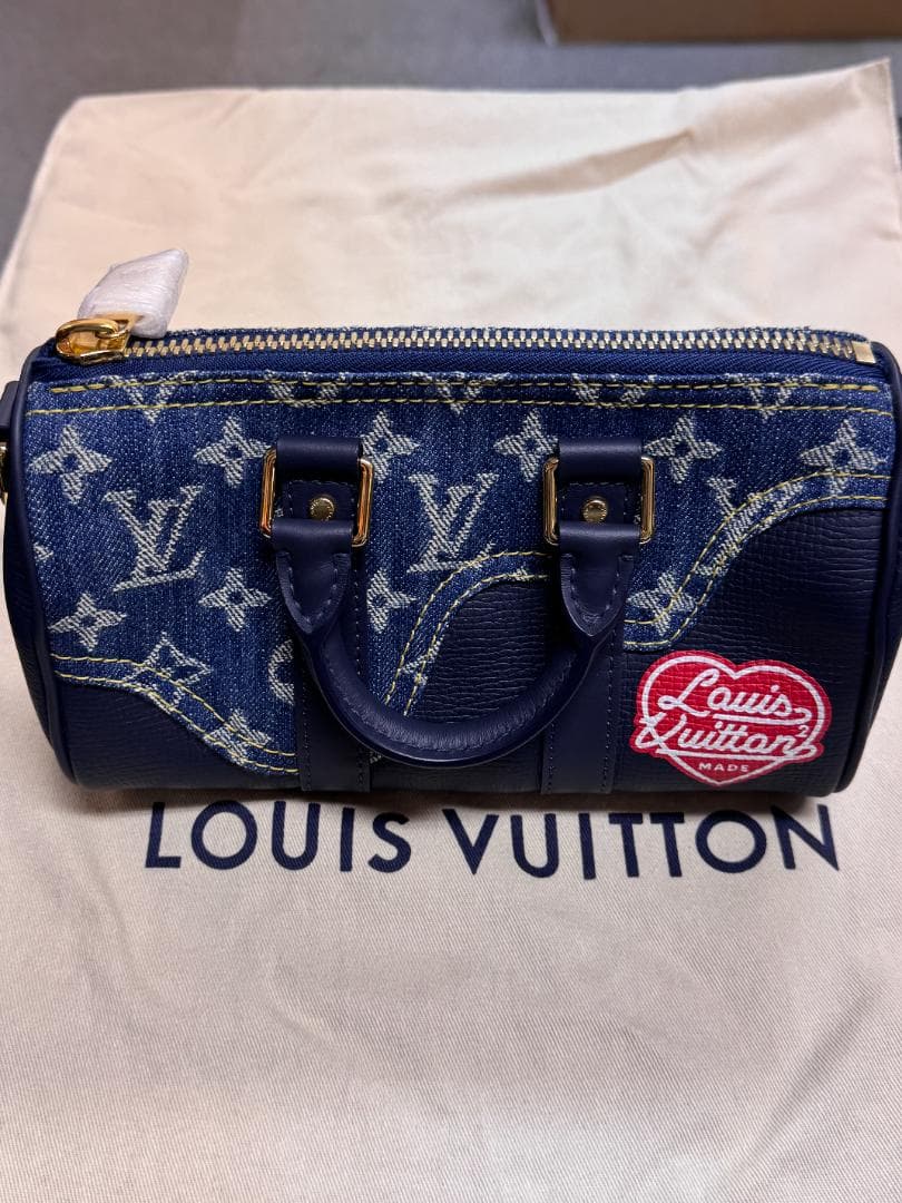 极美品！！Louis Vuitton デニムボウリングバッグ