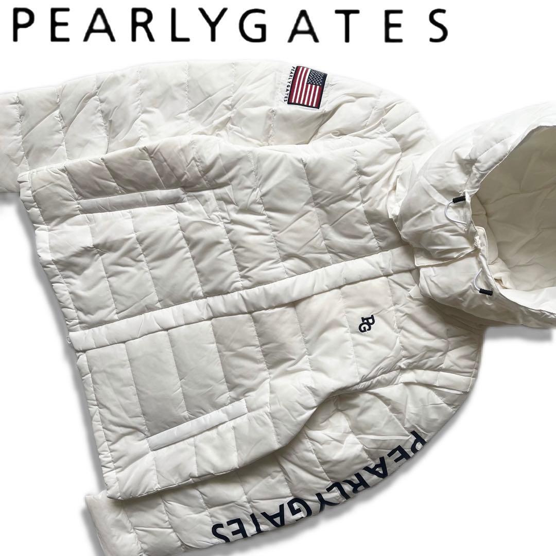 Pearly gates パーリーゲイツ　ダウンジャケット　ホワイト　白　ゴルフ