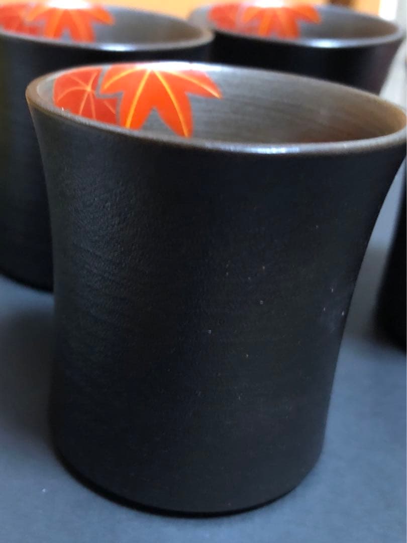 輪島塗　お猪口4個セット