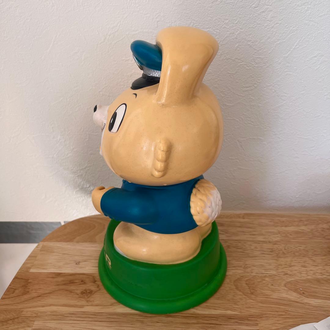 レア！JR東日本 非売品 ウサギ ソフビ 駅窓口 JR鉄道グッズ　レトロ