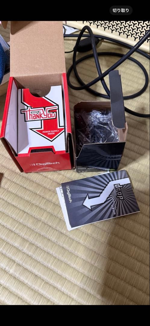 drop ギターエフェクター 赤