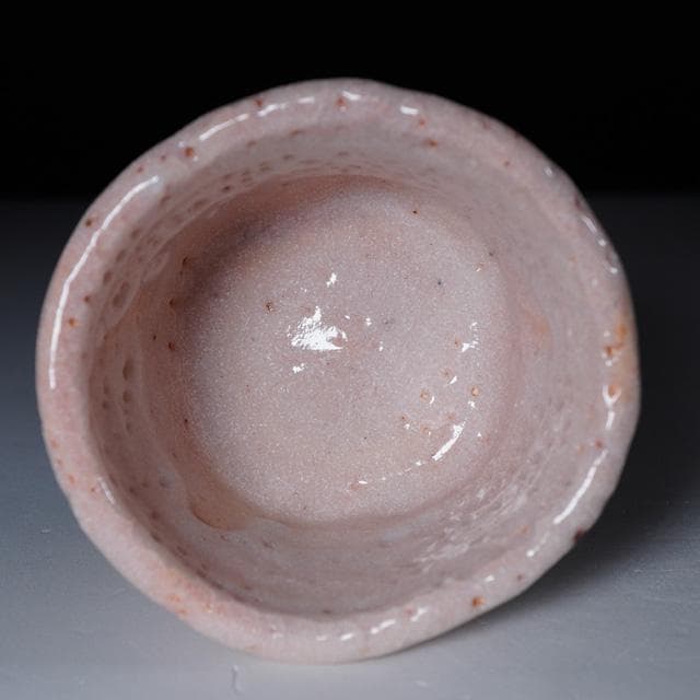 鈴木五郎　志野ぐい吞　共箱　酒器　鑑賞陶器　コレクション　美濃陶