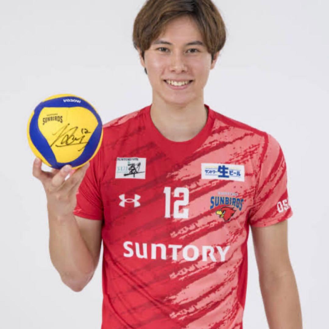 【ほぼ新品】サントリーサンバーズ大阪 12髙橋藍 ユニフォーム　2XL バレー