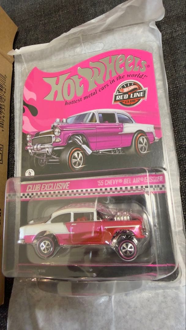 ミニカー HotWheels 55Chevy Bel Air RLC