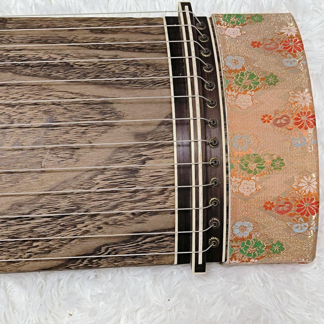 琴　13弦　琴柱・鳥居付　すだれ彫　お琴　弦楽器　練習用　初心者用