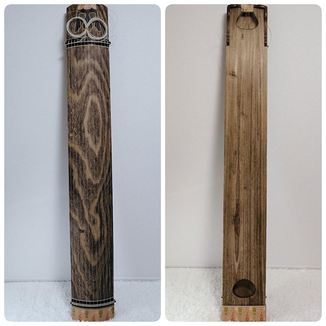 琴　13弦　琴柱・鳥居付　すだれ彫　お琴　弦楽器　練習用　初心者用