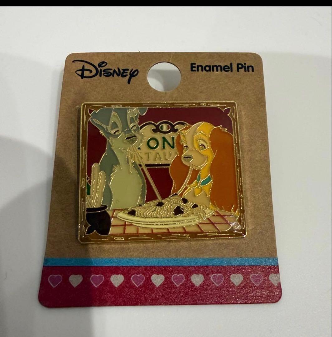 ディズニー　ピンバッジ　ピンバッチ　わんわん物語　レディ