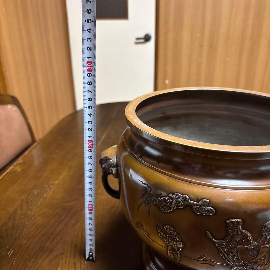 金属製火鉢　2点セット