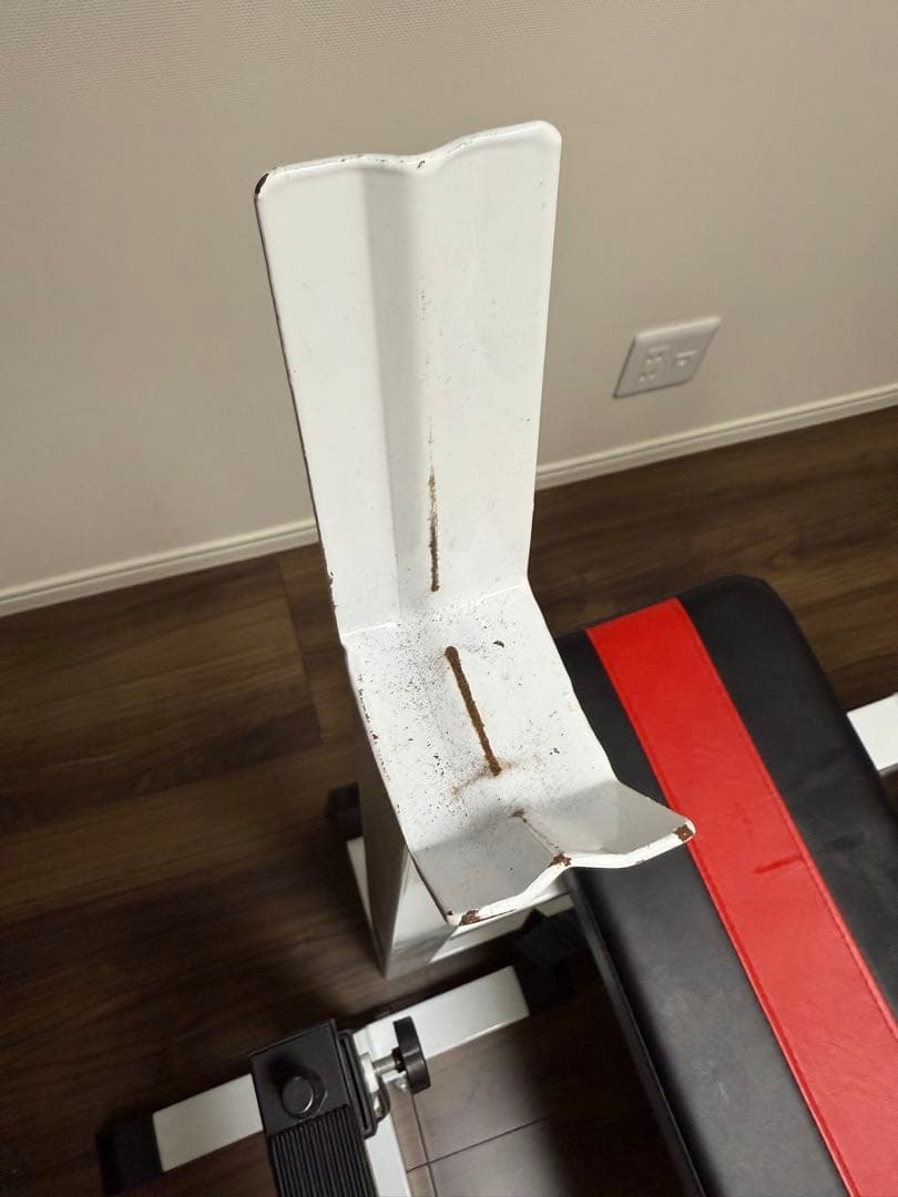 【引取り限定】iROTEC トレーニングベンチ 黒/赤